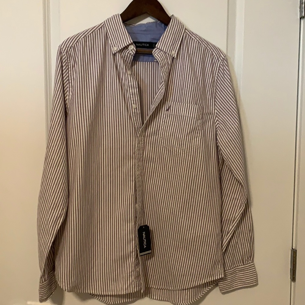 Nautica striped dress shirt